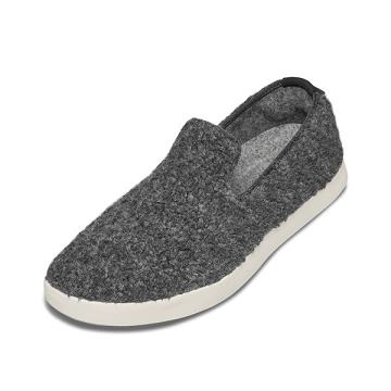 Beige / Grey Allbirds Wool Lounger Fluffs Men's Slip On Shoes | AU1090MQ