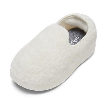 Beige / White Allbirds Smallbirds Wool Loungers Kids' Slip On Shoes | AU1870MQ