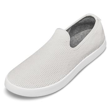 Beige / White Allbirds Tree Loungers Men's Slip On Shoes | AU1114WN