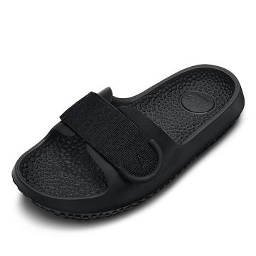 Black Allbirds Sugar Men's Slides | AU1124KO