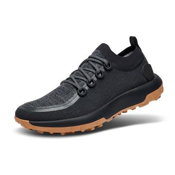 Black Allbirds Trail Runner SWT Men's Running Shoes | AU1143NW