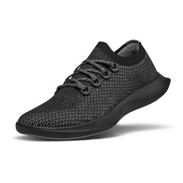 Black Allbirds Tree Dasher 1 Men's Running Shoes | AU1170BE