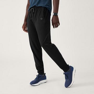 Black Allbirds Wool Performance Men's Pants | AU1314PJ