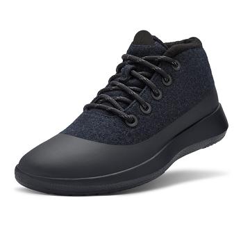 Black Allbirds Wool Runner-up Mizzle Plus Women's High Tops | AU1652PJ