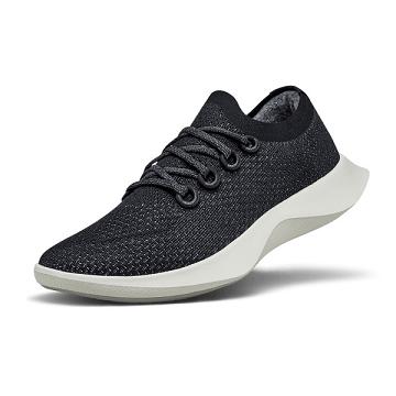 Black / White Allbirds Tree Dasher 1 Men's Running Shoes | AU1171VR