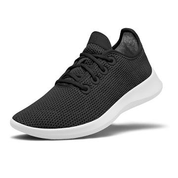 Black / White Allbirds Tree Runner Men's Sneakers | AU1077DF