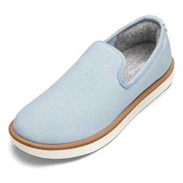 Blue Allbirds Wool Lounger Woven Men's Slip On Shoes | AU1085TC