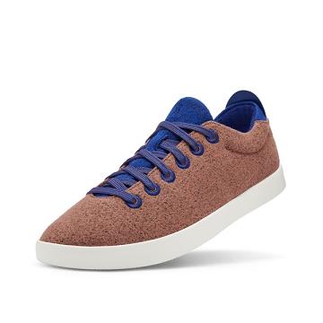 Blue / Brown Allbirds Wool Pipers Men's Sneakers | AU1030IL