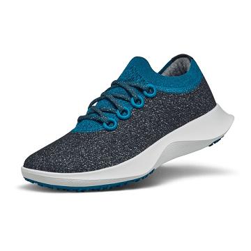 Blue / Grey Allbirds Wool Dasher Mizzles Women's Waterproof Shoes | AU1704PJ