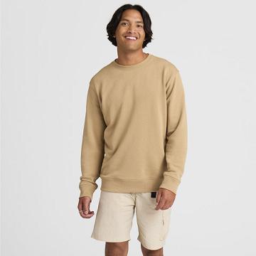 Brown Allbirds R&R Sweat Men's Shirts | AU1305LI