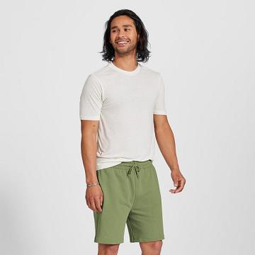 Green Allbirds R&R Sweat Men's Shorts | AU1302CT