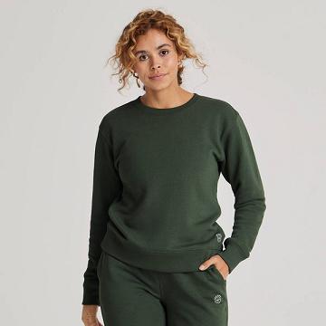 Green Allbirds R&R Sweat Women's Shirts | AU1756PJ