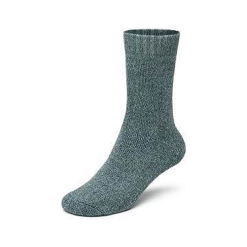 Green Allbirds Trino® Cozy Crew Men's Socks | AU1342IL