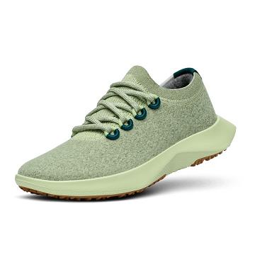 Green Allbirds Wool Dasher Mizzles Men's Running Shoes | AU1139EB