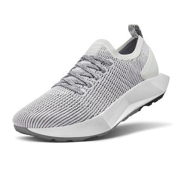 Grey / White Allbirds Tree Flyers Men's Running Shoes | AU1186IL