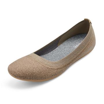 Khaki Allbirds Wool Breezers Lux Women's Slip On Shoes | AU1542HA