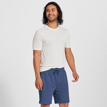 Navy Allbirds R&R Sweat Men's Shorts | AU1303XY