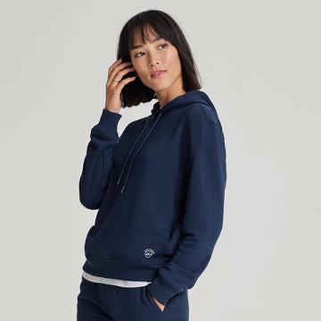 Navy Allbirds R&R Women's Hoodie | AU1783OK