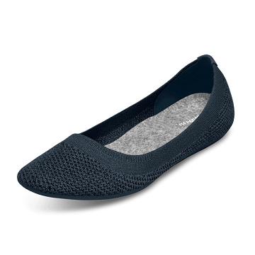 Navy Allbirds Tree Breezers Women's Slip On Shoes | AU1538ZU