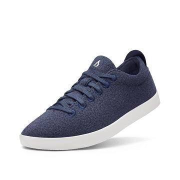 Navy Allbirds Wool Pipers Women's Sneakers | AU1444PJ