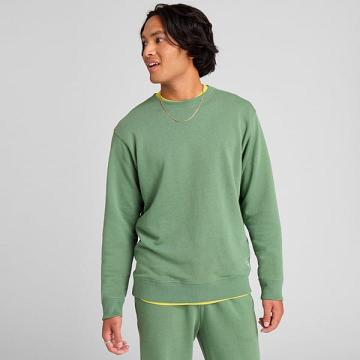 Olive Allbirds R&R Sweat Men's Shirts | AU1304ZU