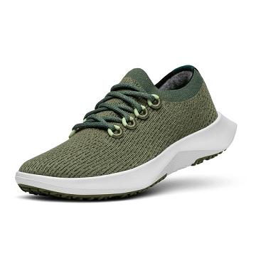 Olive Allbirds Tree Dasher 2 Men's Running Shoes | AU1196BE