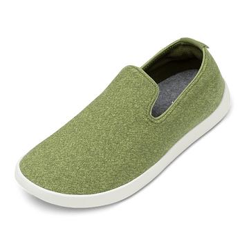 Olive Allbirds Wool Loungers Men's Slip On Shoes | AU1092BE