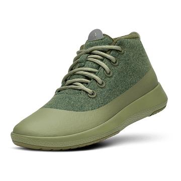 Olive Allbirds Wool Runner-up Mizzle Plus Women's High Tops | AU1651AH