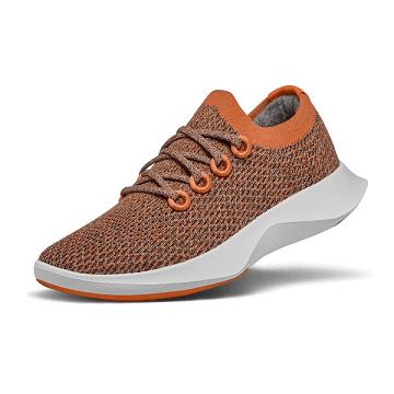 Orange / White Allbirds Tree Dasher 1 Men's Running Shoes | AU1167QM