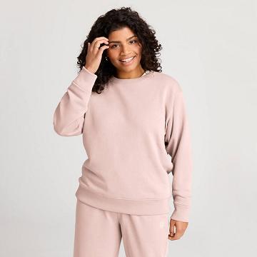 Pink Allbirds R&R Sweat Women's Shirts | AU1758IL