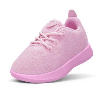 Pink Allbirds Smallbirds Wool Runner Kids' Sneakers | AU1865TC