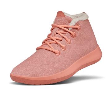 Pink Allbirds Wool Runner-up Mizzle Fluffs Men's Waterproof Shoes | AU1236PJ