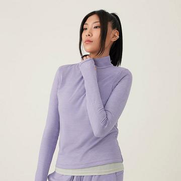 Purple Allbirds Performance Quarter Zip Women's Hoodie | AU1774KO