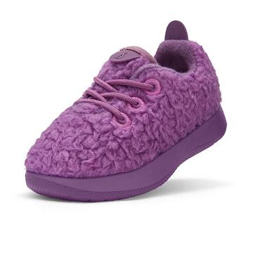 Purple Allbirds Smallbirds Wool Runner Kids' Sneakers | AU1862IL