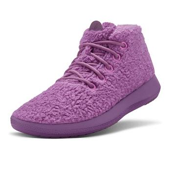 Purple Allbirds Wool Runner-up Fluffs Men's High Tops | AU1222BE