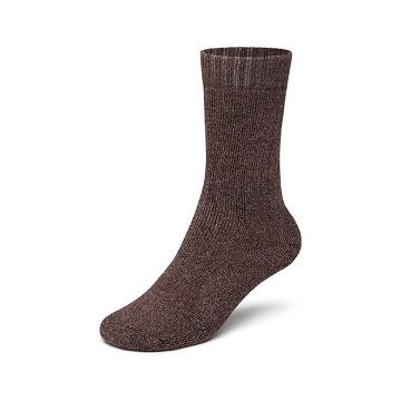 Red Allbirds Trino® Cozy Crew Men's Socks | AU1343UZ