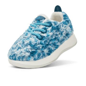 Turquoise Allbirds Smallbirds Wool Runner Kids' Sneakers | AU1860PJ