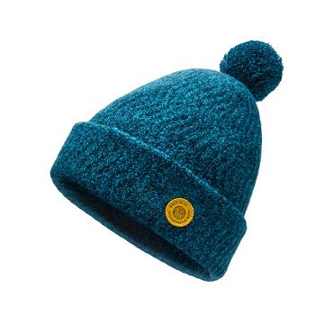 Turquoise Allbirds The Pom Beanie Men's Hats | AU1405VR