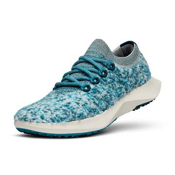 Turquoise Allbirds Wool Dasher Fluffs Women's Running Shoes | AU1563XY