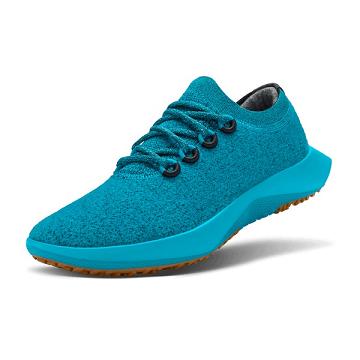 Turquoise Allbirds Wool Dasher Mizzles Women's Waterproof Shoes | AU1707UZ