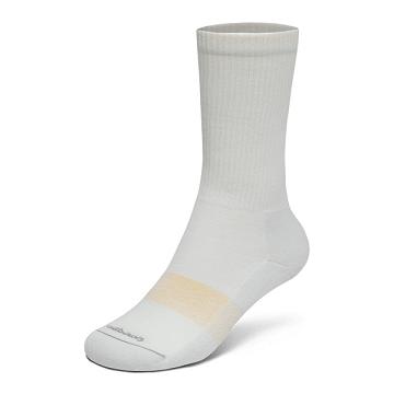 White Allbirds Anytime Crew Men's Socks | AU1372RV