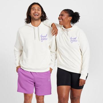 White Allbirds R&R Men's Hoodie | AU1331LI