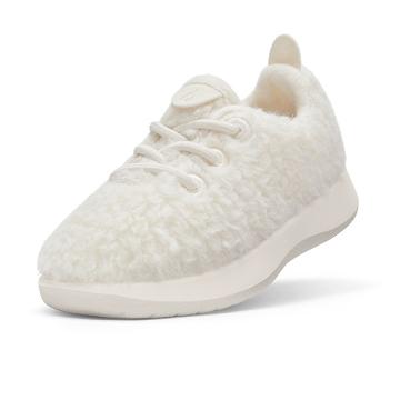 White Allbirds Smallbirds Wool Runner Kids' Sneakers | AU1864YX