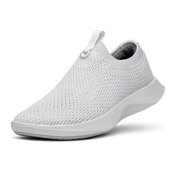 White Allbirds Tree Dasher Relay Men's Slip On Shoes | AU1115QM