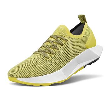 Yellow Allbirds Tree Flyers Men's Running Shoes | AU1175LI