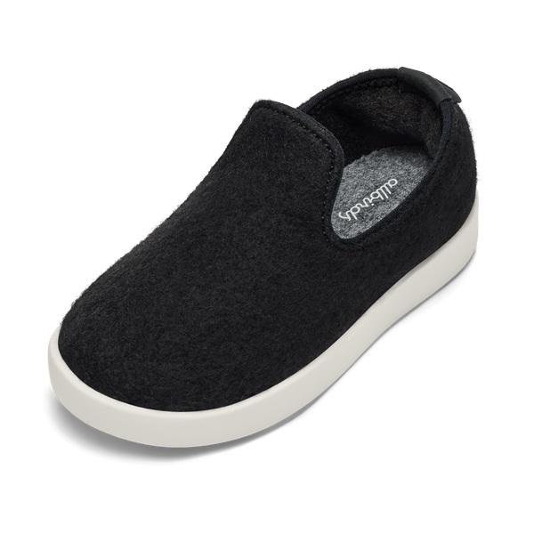 Beige / Black Allbirds Smallbirds Wool Loungers Kids\' Slip On Shoes | AU1869QM