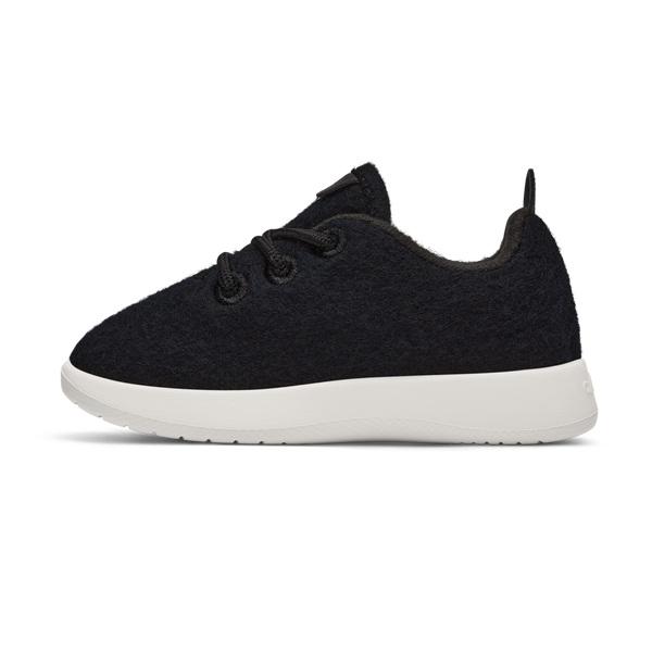 Beige / Black Allbirds Smallbirds Wool Runner Kids' Sneakers | AU1857DF