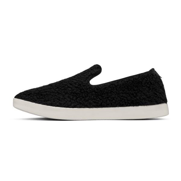 Beige / Black Allbirds Wool Lounger Fluffs Men's Slip On Shoes | AU1089QM