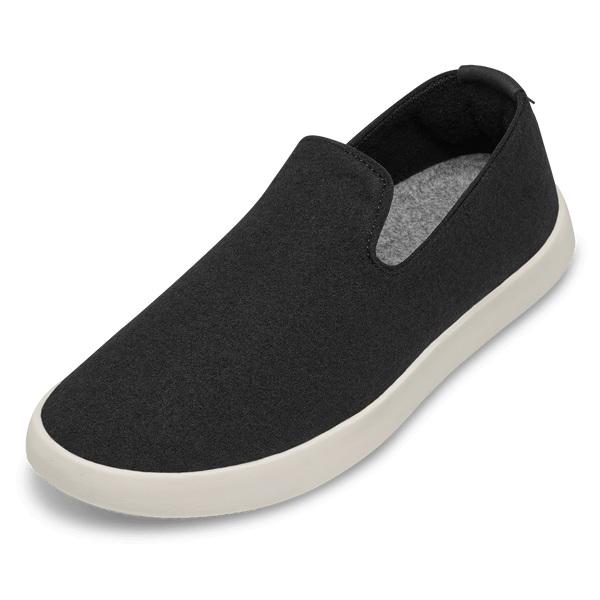 Beige / Black Allbirds Wool Loungers Men\'s Slip On Shoes | AU1098KO