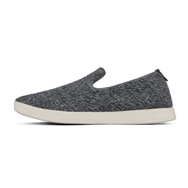 Beige / Grey Allbirds Wool Lounger Fluffs Men's Slip On Shoes | AU1090MQ